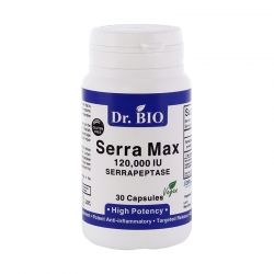 Serra Max 120.000 UI (30 cps.) - ANTIINFLAMATOR, ANTICISTIC, ANTI-TRAUMATIC, ANTICANCER